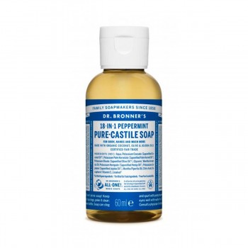 Жидкое мыло Dr Bronner's 18 in 1 Peppermint 60 ml