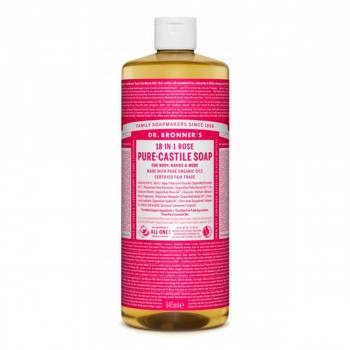 Жидкое мыло Dr Bronner's 945 ml розами