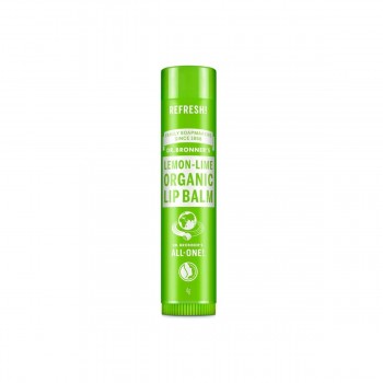 Бальзам для губ Dr Bronner's Lemon Lime 4 g Прозрачный