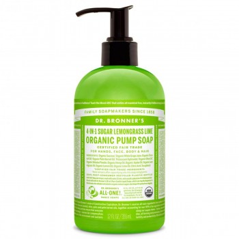Мыло для рук Dr Bronner's 4 in 1 Lemongrass Lime 355 ml