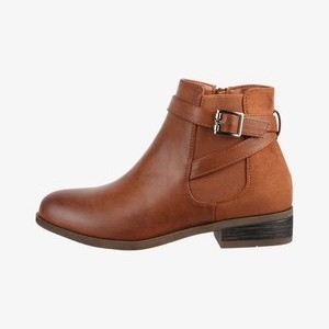 Cowboy/biker ankle boot - camel Cowboy/biker ankle boot - camel