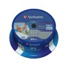 Blu-Ray BD-R Printable Verbatim Wide Inkjet Datalife 25 штук 25 GB 6x