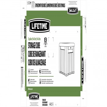 Мебель для хранения Lifetime 60372U Серый 51,2 x 50,8 x 51,2 cm