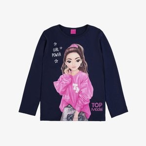 LANGARMS - Long sleeved top - navy blazer