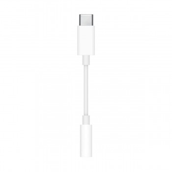 Адаптер USB-C—Jack 3.5 mm Apple MU7E2ZM/A Белый (10 штук)