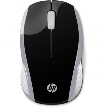 Мышь HP 200 Чёрный Серебристый 1000 dpi