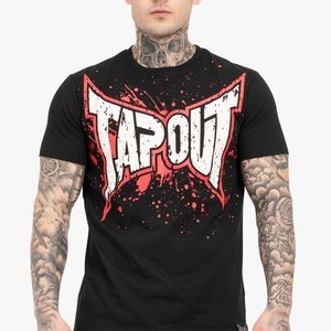 NORMALE PASSFORM SPLASHING - Print T-shirt - black red ecru NORMALE PASSFORM SPLASHING - Print T-shirt - black red ecru