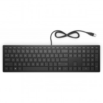 Клавиатура HP 4CE96AA#ABE Чёрный Испанская Qwerty