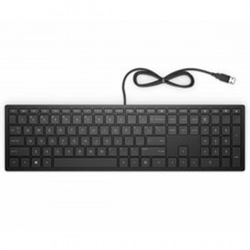 Клавиатура HP 4CE96AA#ABE Чёрный Испанская Qwerty