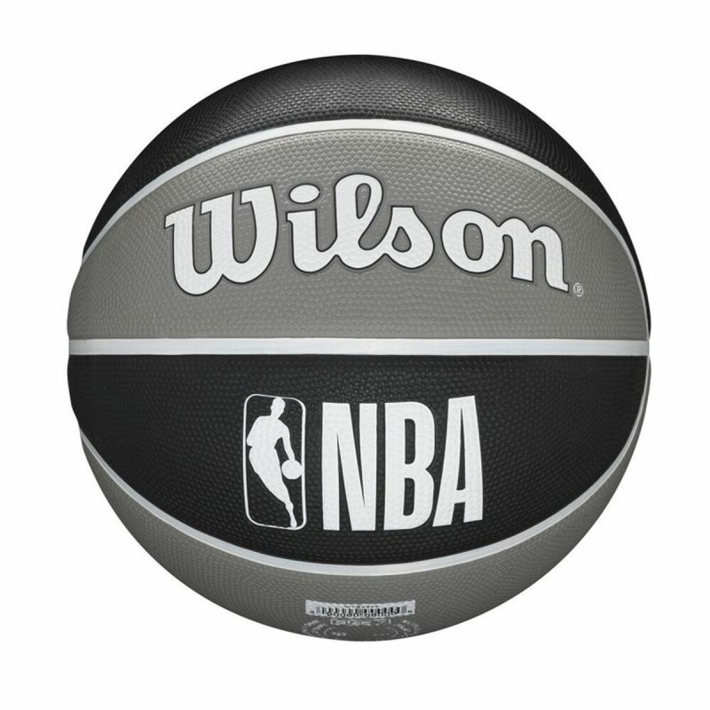 Баскетбольный мяч Wilson Nba Team Tribute Brooklyn Nets Чёрный Резиновый Один размер 7