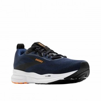 Беговые кроссовки для взрослых Brooks Trace 4 Чёрный Темно-синий