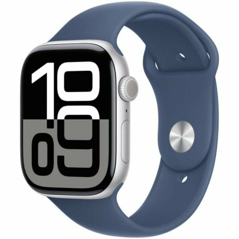 Умные часы Apple Series 10 Синий Серебристый 46 mm