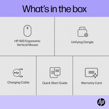 Беспроводная мышь HP 920 Чёрный 4000 dpi