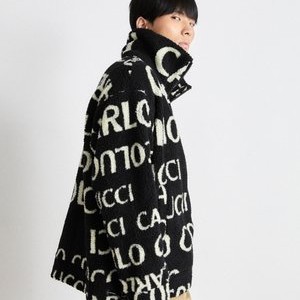 OVERSIZE UNISEX - Fleece jacket - black/white OVERSIZE UNISEX - Fleece jacket - black/white