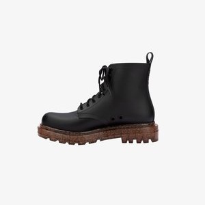 COTURNO - Lace-up ankle boots - black/rice shell glass COTURNO - Lace-up ankle boots - black/rice shell glass