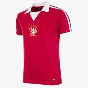 Tsjecho-slowakije 1976 retro voetbalshirt - Print T-shirt - red Tsjecho-slowakije 1976 retro voetbalshirt - Print T-shirt - red
