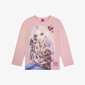 LANGARM - Long sleeved top - silver pink LANGARM - Long sleeved top - silver pink