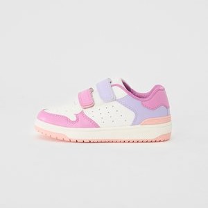 WASHIBA - Baby shoes - white/cyclamen WASHIBA - Baby shoes - white/cyclamen