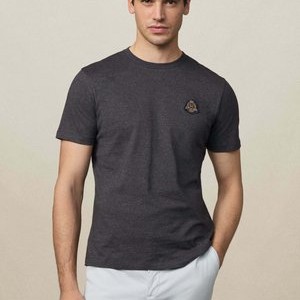 Basic T-shirt - dark grey marl