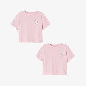2 PACK - Print T-shirt - pink 2 PACK - Print T-shirt - pink