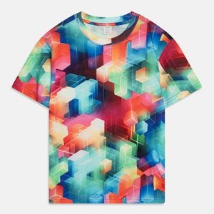 AI FORMS - Print T-shirt - blue AI FORMS - Print T-shirt - blue