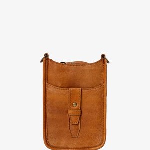 JUNA SMALL - Phone pouch - burned tan JUNA SMALL - Phone pouch - burned tan