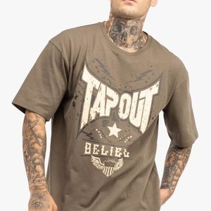 DOYLEN - Print T-shirt - brown sand black DOYLEN - Print T-shirt - brown sand black