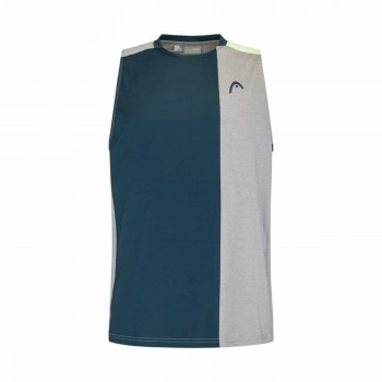 Футболка с коротким рукавом мужская Head Padel Tank Top Серый