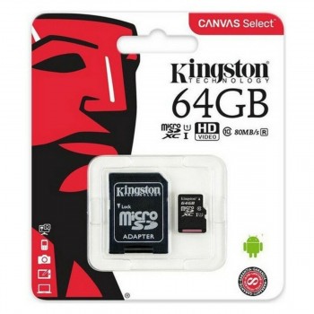 Карта памяти микро-SD с адаптером Kingston SDCS2/128GB exFAT 128 Гб