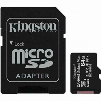 Карта памяти микро-SD с адаптером Kingston SDCS2 64 Гб