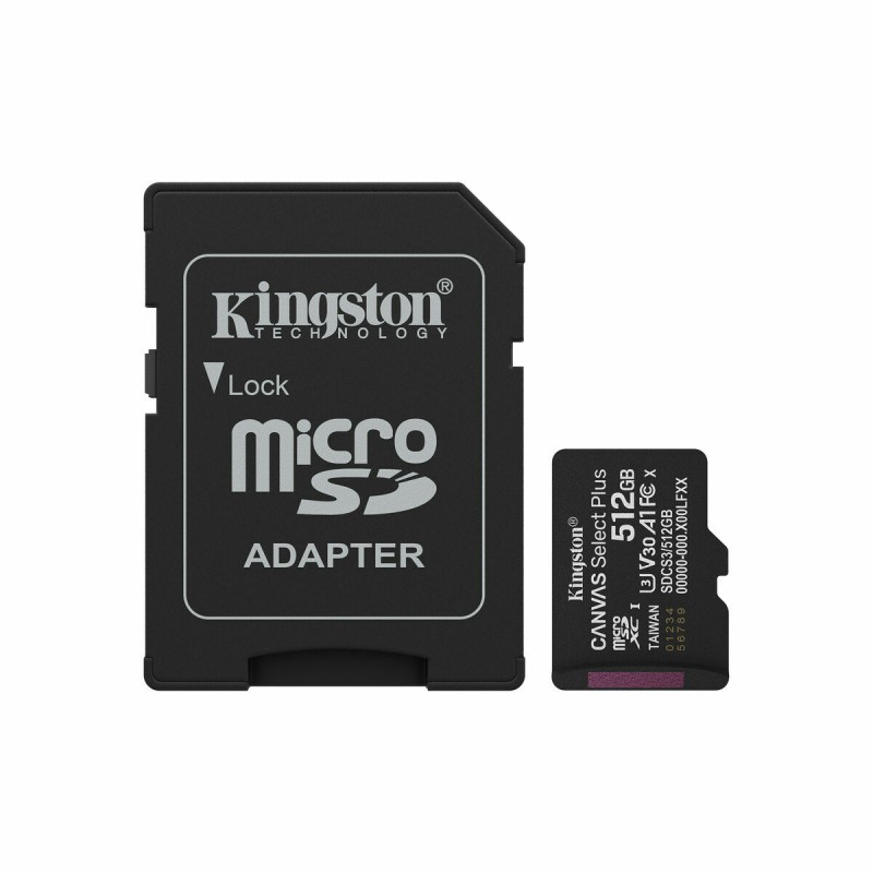 Карта памяти микро-SD с адаптером Kingston SDCS3/512GB 512 GB