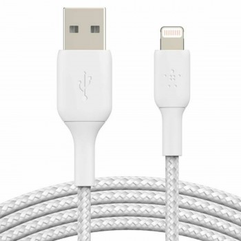 Кабель USB—Lightning Belkin CAA002BT2MWH Белый 2 m (1 штук)