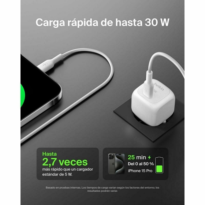 Кабель с подсветкой Belkin WCA008KQWH Белый 30 W