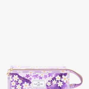 THE FLAT LAY CO. JELLY MAKEUP BOX BAG - Makeup accessory - lilac daisy box THE FLAT LAY CO. JELLY MAKEUP BOX BAG - Makeup accessory - lilac daisy box