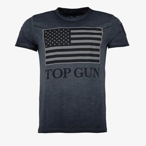 Print T-shirt - sea blue Print T-shirt - sea blue