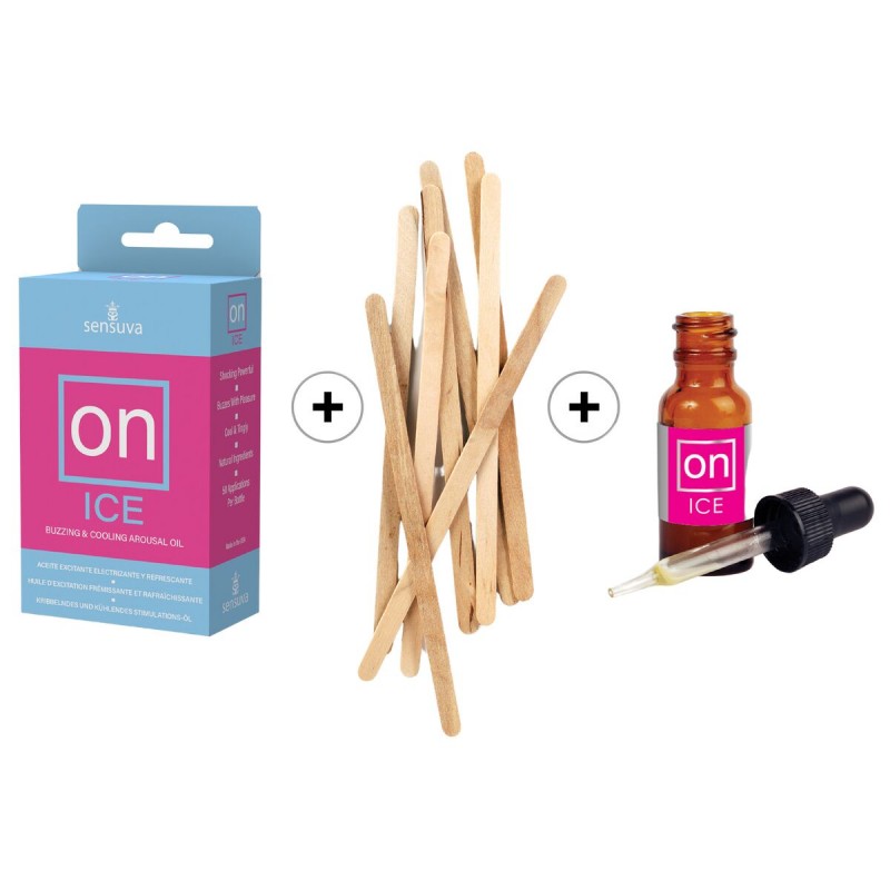 Стимулирующее масло Sensuva ice