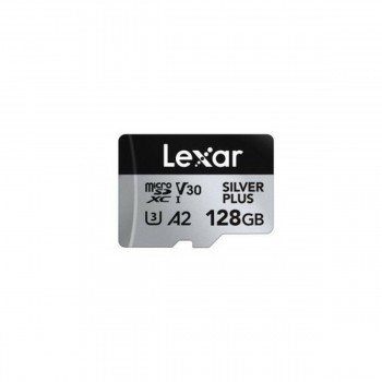 Карта памяти микро SD Lexar High Performance SILVER PLUS 128 Гб