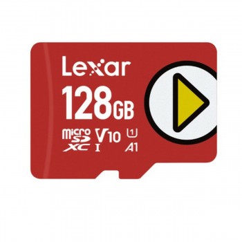 Карта памяти микро-SD с адаптером Lexar LMSPLAY128G-BNSNG 128 Гб