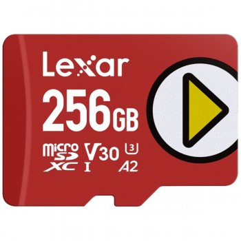 Карта памяти микро-SD с адаптером Lexar LMSPLAY256G-BNSNG 256 GB