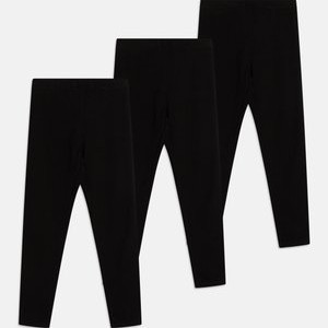 3 PACK  UNISEX - Leggings - black