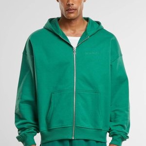 ESSENTIAL - Zip-up sweatshirt - green ESSENTIAL - Zip-up sweatshirt - green