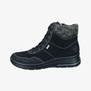 Wedge Ankle Boots - schwarz schwarz anthrazit Wedge Ankle Boots - schwarz schwarz anthrazit