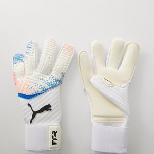 FUTURE PRO HYBRID UNISEX - Goalkeeping gloves - white/glowing red/ultra blue FUTURE PRO HYBRID UNISEX - Goalkeeping gloves - white/glowing red/ultra blue