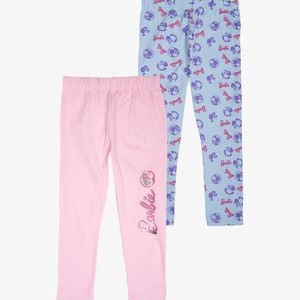 2ER PACK - Leggings - Trousers - blau rosa 2ER PACK - Leggings - Trousers - blau rosa