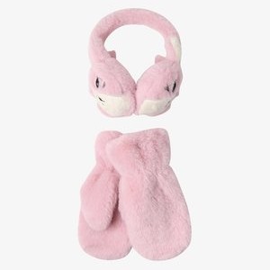SET - Ear warmers - dusty pink SET - Ear warmers - dusty pink