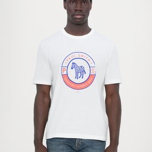 CASUAL FIT ZEBRA - Print T-shirt - white CASUAL FIT ZEBRA - Print T-shirt - white