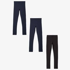 3ER STÜCK SET NKFVIVIAN - Leggings - Trousers - dunkelblau