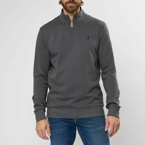 CLEMENT HALF-ZIP - Sweatshirt - iron gate CLEMENT HALF-ZIP - Sweatshirt - iron gate