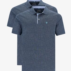 2ER PACK STAY FRESH  - Polo shirt - admiralsblau 2ER PACK STAY FRESH  - Polo shirt - admiralsblau
