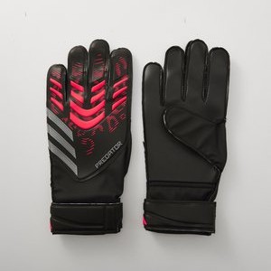 PRED GLOVE TRAINING - Goalkeeping gloves - black/lucid red PRED GLOVE TRAINING - Goalkeeping gloves - black/lucid red